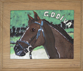 cadre cheval Godiva